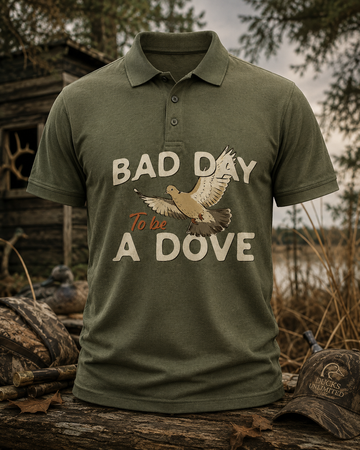 Bad Day To Be A Dove Polo Shirt VCP1013