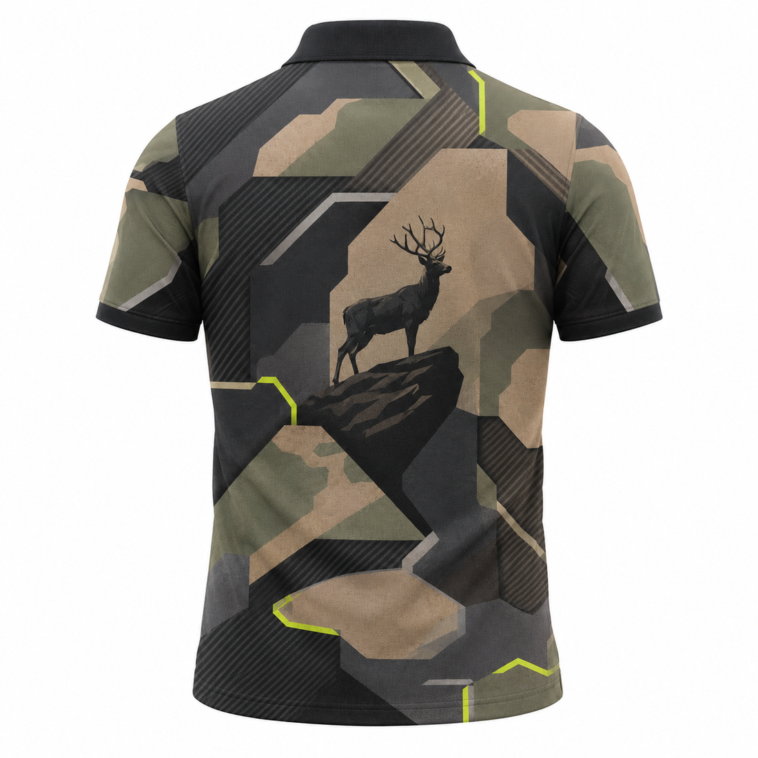 Bow  Archer Camo Deer Polo Shirt VCP1010