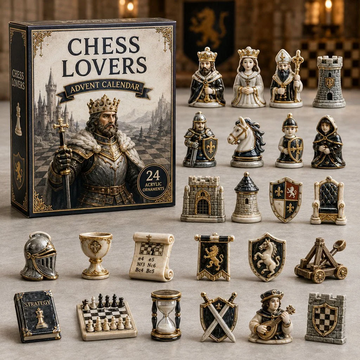 Chess King Advent Calendar 2026 - 24-Day Countdown, Acrylic Charms Every Day Bring New Suprises