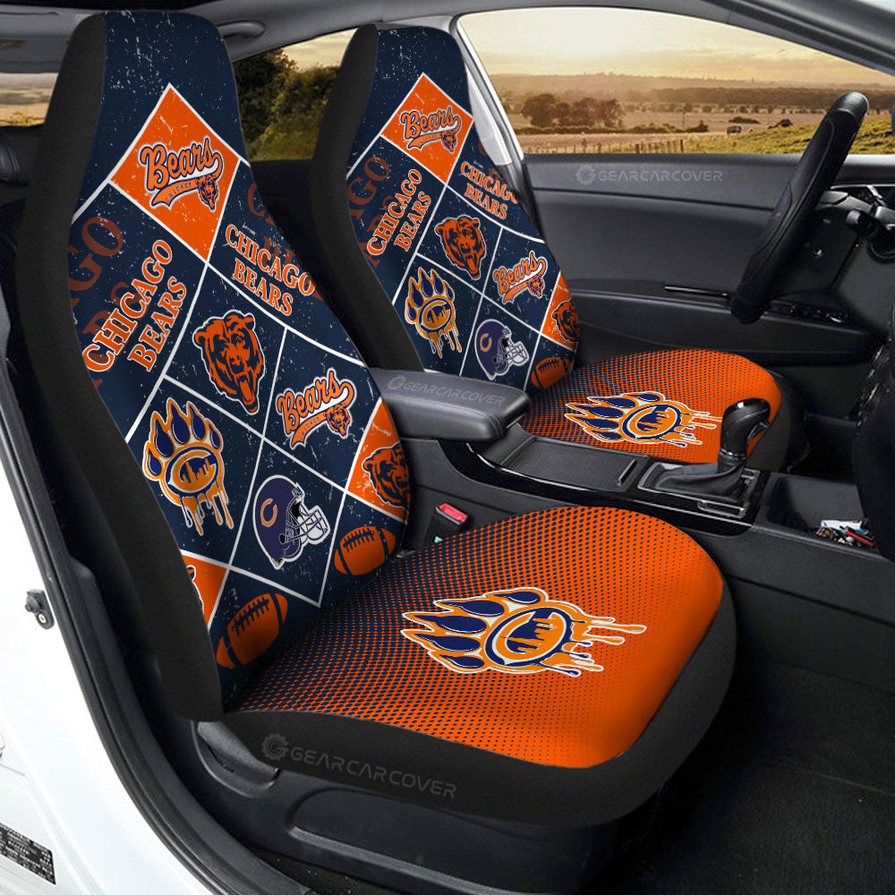 Chicago Bears Car Seat Covers Sporty Team Collection