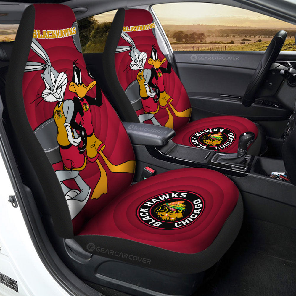 Chicago Blackhawks Car Seat Covers Custom Car Accessories