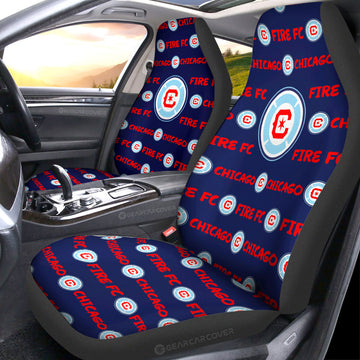 Chicago Fire FC Car Seat Covers Sporty Team Collection