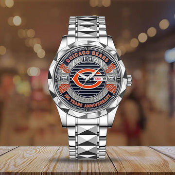 Chicago Bears 105th Anniversary 2025 Alloy Luxury Quartz Watch – TMTHU783