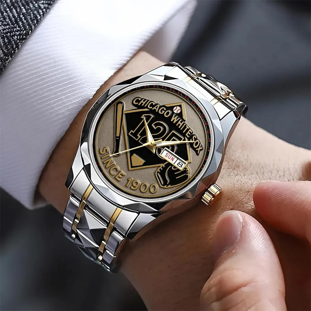 Chicago White Sox Alloy Luxury Quartz Watch – TANTN 15288
