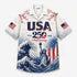 America 250 Liberty Wave Hawaiian Shirt