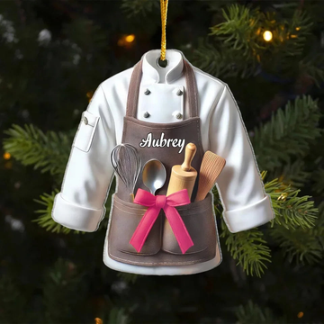 Christmas Baking Personalized Acrylic Ornament Christmas Baking Ornament Gift For Baking Lovers