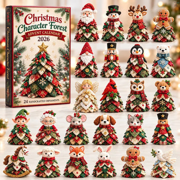 Christmas Character Forest Advent Calendar 2026 - 24-Day Countdown, Acrylic Charms