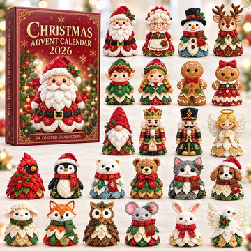 Christmas Friends Collection Advent Calendar 2026 - 24-Day Countdown, Acrylic Charms