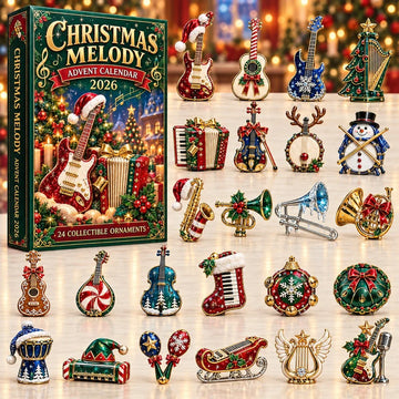 Christmas Melody Advent Calendar 2026 - 24-Day Countdown, Acrylic Charms