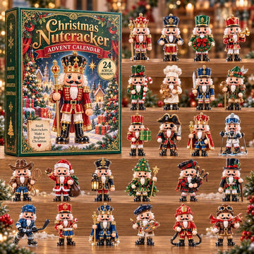Christmas Nutcracker Parade Advent Calendar 2026 - 24-Day Countdown, Acrylic Charms