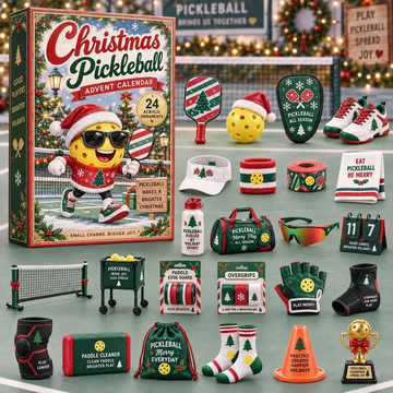Christmas Pickleball Advent Calendar 2026 - 24-Day Countdown, Acrylic Charms Every Day Bring New Suprises