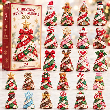 Christmas Sweet Surprises Advent Calendar 2026 - 24-Day Countdown, Acrylic Charms