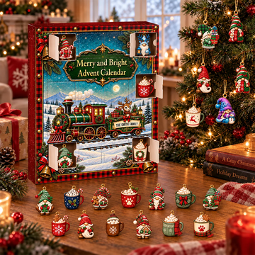 Christmas Together Advent Calendar 2026 - 24 Day Spirits Countdown, Acrylic Charms Blind Box - Gift For Family91