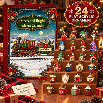 Christmas Together Advent Calendar 2026 24 Day Spirits Countdown Acrylic Charms Blind Box Gift For Family