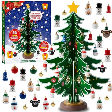 Christmas Tree Advent Calendar 2026 - 24-Day Countdown, Acrylic Charms Every Day Bring New Suprises