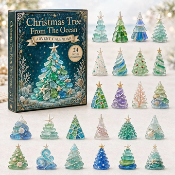Christmas Tree From The Ocean Advent Calendar 2026 - 24-Day Countdown, Acrylic Charms Every Day Bring New Suprises