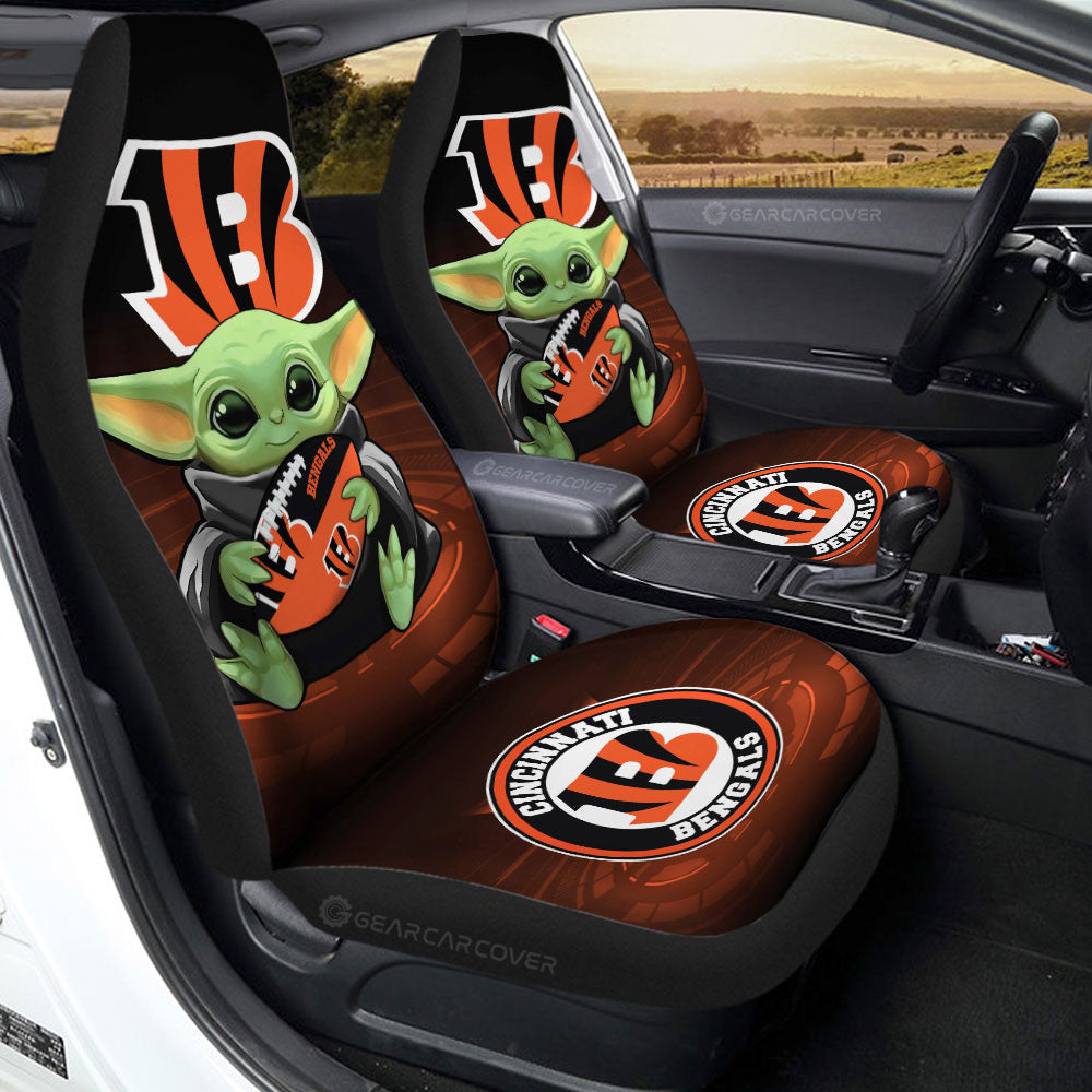 Cincinnati Bengals Car Seat Covers Baby Yoda Car Accessories For Fan