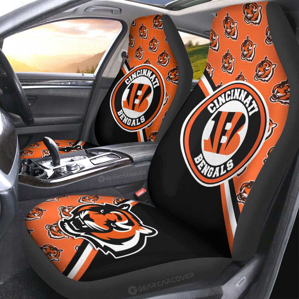 Cincinnati Bengals Car Seat Covers Custom Car Accessories For Fans