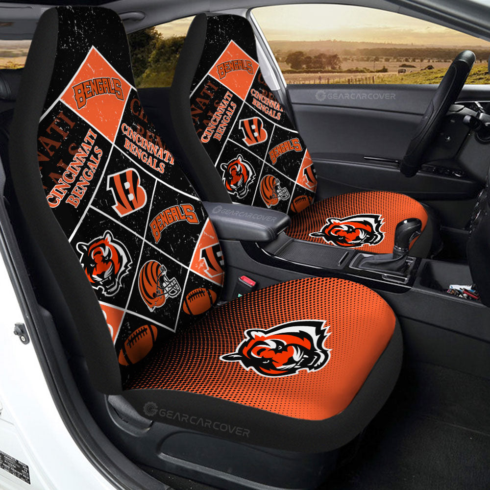Cincinnati Bengals Car Seat Covers Sporty Team Collection