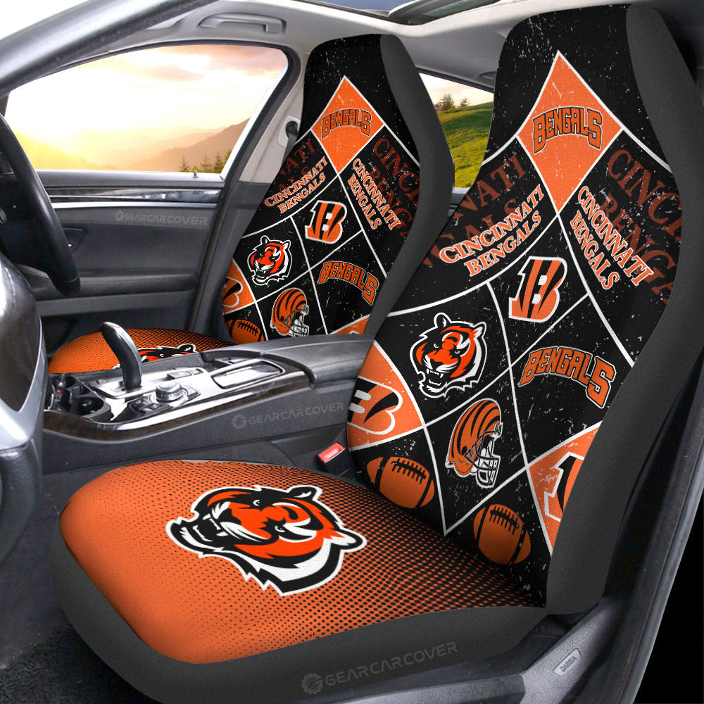 Cincinnati Bengals Car Seat Covers Sporty Team Collection