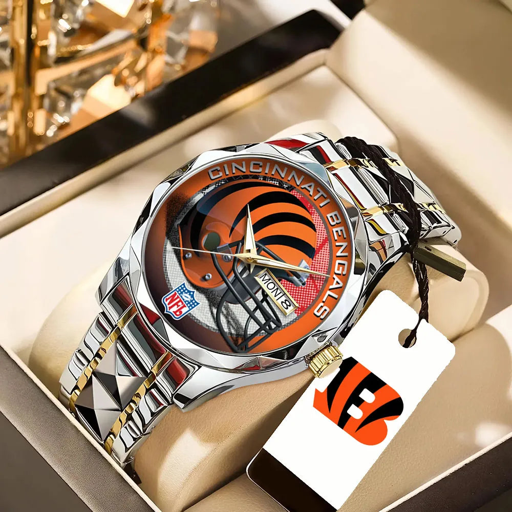 Cincinnati Bengals Alloy Luxury Quartz Watch – TANTN16319