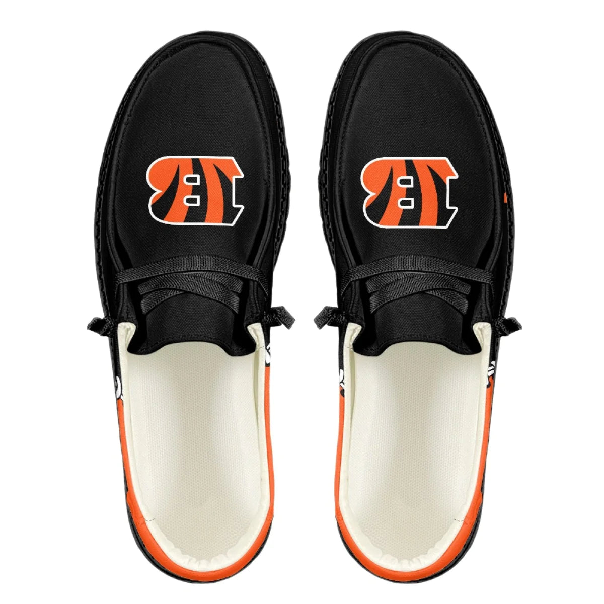 Cincinnati Bengals Loafers Colorblock - Inspired By Hey Dudes Shoes Style