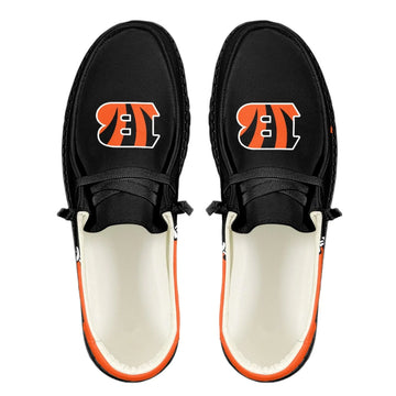 Cincinnati Bengals Loafers Colorblock - Inspired By Hey Dudes Shoes Style