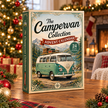 Classic Campervan Life Advent Calendar 2026 24 Day Festive Countdown Acrylic Charms Blind Box Gift For Campervan Lovers