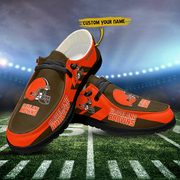 Cleveland Browns Hey Dude Shoes, Sport Shoes For Fan, NFL Hey Dudes - Ingenious Gifts Your Whole Family