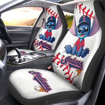 Cleveland Indians Car Seat Covers Stitch Theme Collection