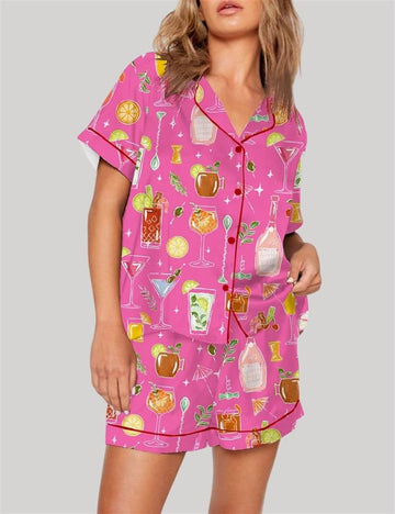 Cocktail Cheers To The Freakin Weekend Pajama Set