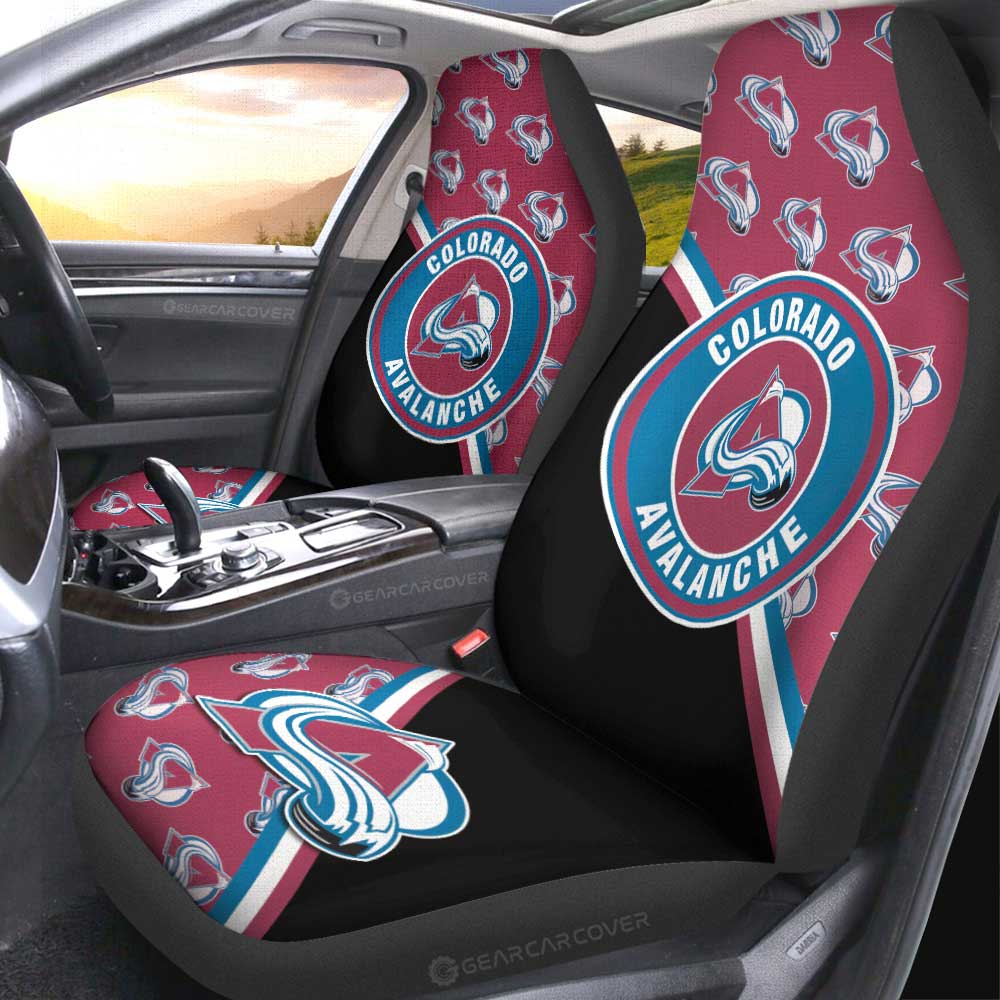Colorado Avalanche Car Seat Covers Custom Car Accessories For Fans