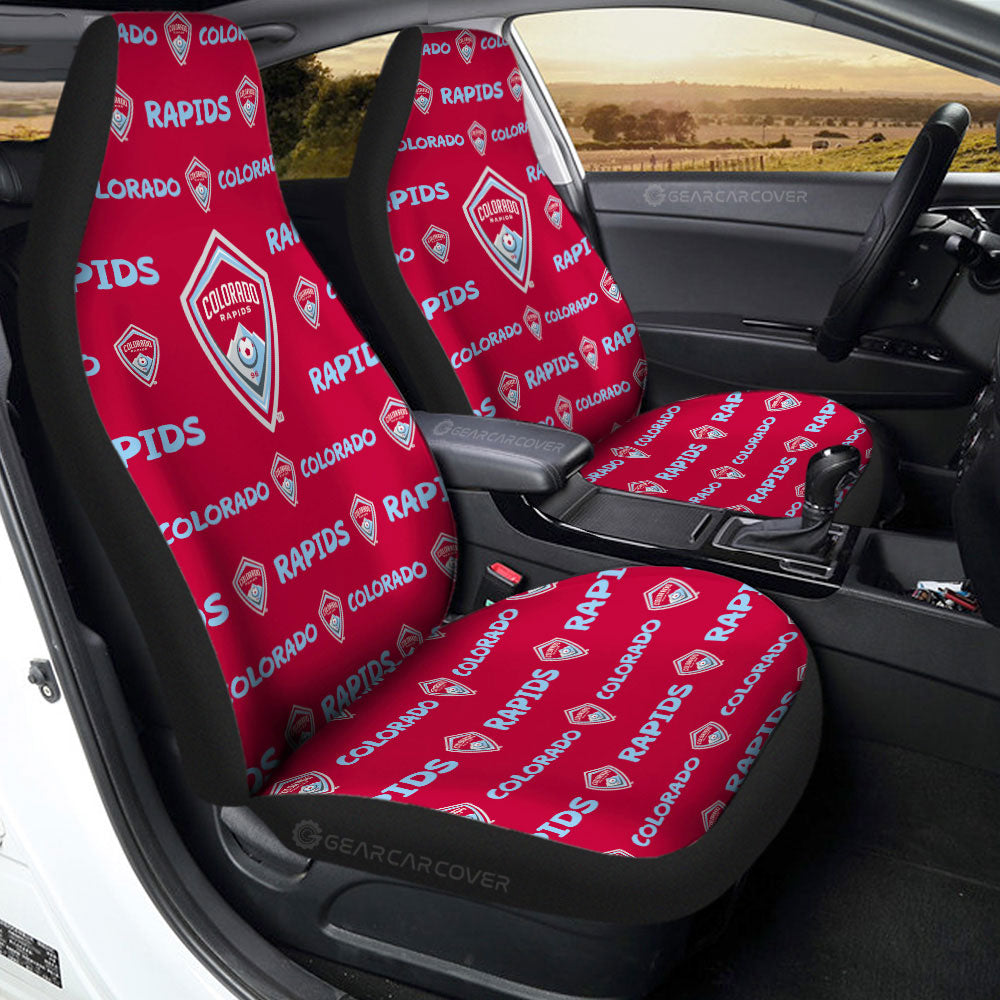 Colorado Rapids Car Seat Covers Sporty Team Collection