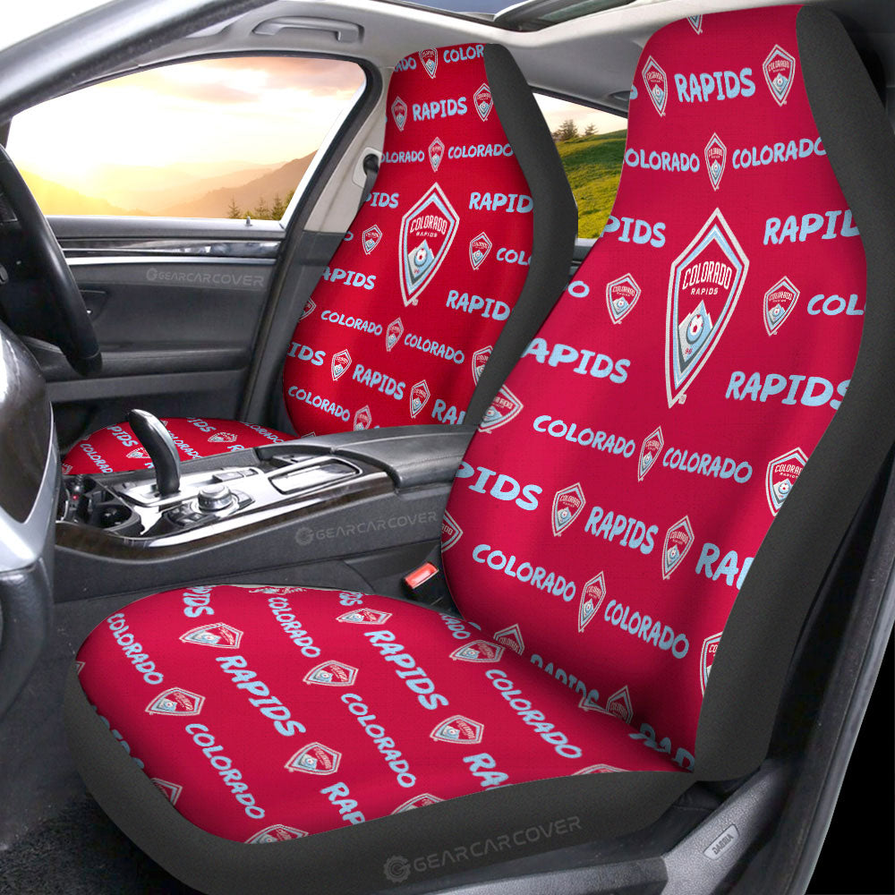 Colorado Rapids Car Seat Covers Sporty Team Collection