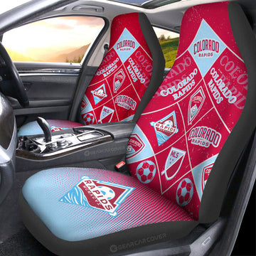 Colorado Rapids Car Seat Covers Sporty Team Collection