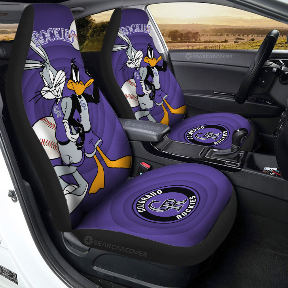 Colorado Rockies Car Seat Covers Custom Car Accessories