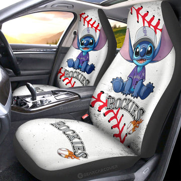 Colorado Rockies Car Seat Covers Stitch Theme Collection