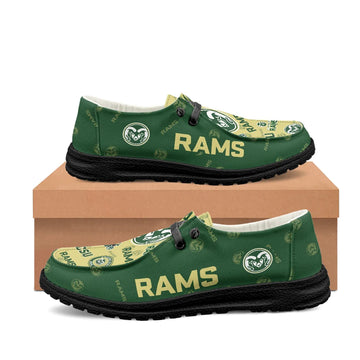 Colorado State Rams Loafers - Inspired By Hey Dude Shoes Style