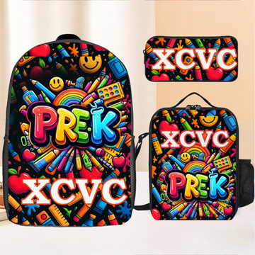 Colorful graffiti Backpack - Personalized School Backpack with Name - School Season Gift