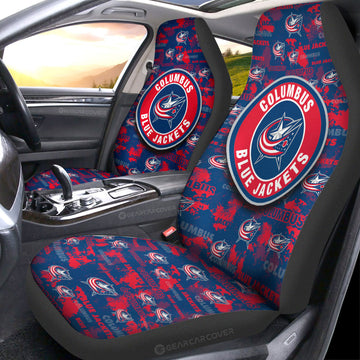 Columbus Blue Jackets Car Seat Covers Custom Car Accessories