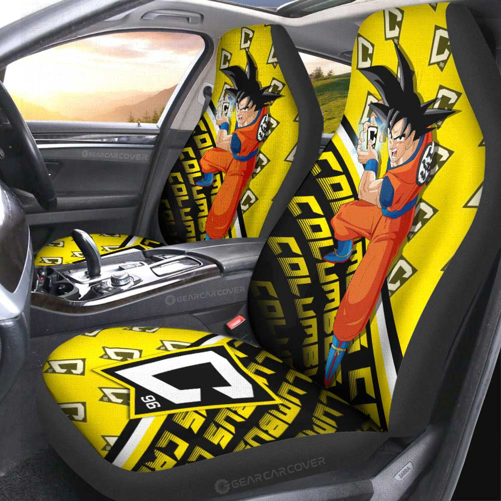 Columbus Crew Car Seat Covers Goku Car Accessories For Fans