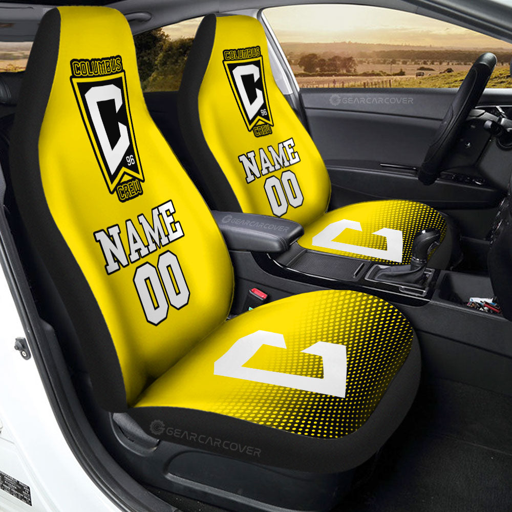 Columbus Crew Car Seat Covers Sporty Team Collection