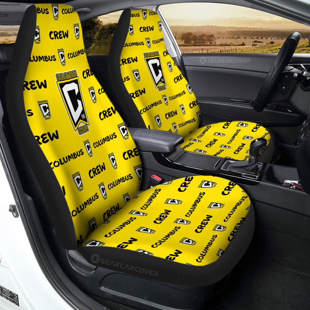 Columbus Crew Car Seat Covers Sporty Team Collection