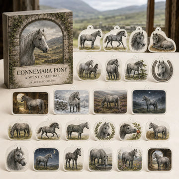 Connemara Pony Advent Calendar 2026 - 24-Day Countdown, Acrylic Charms