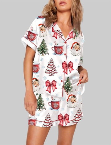 Coquette Christmas Pajama Set