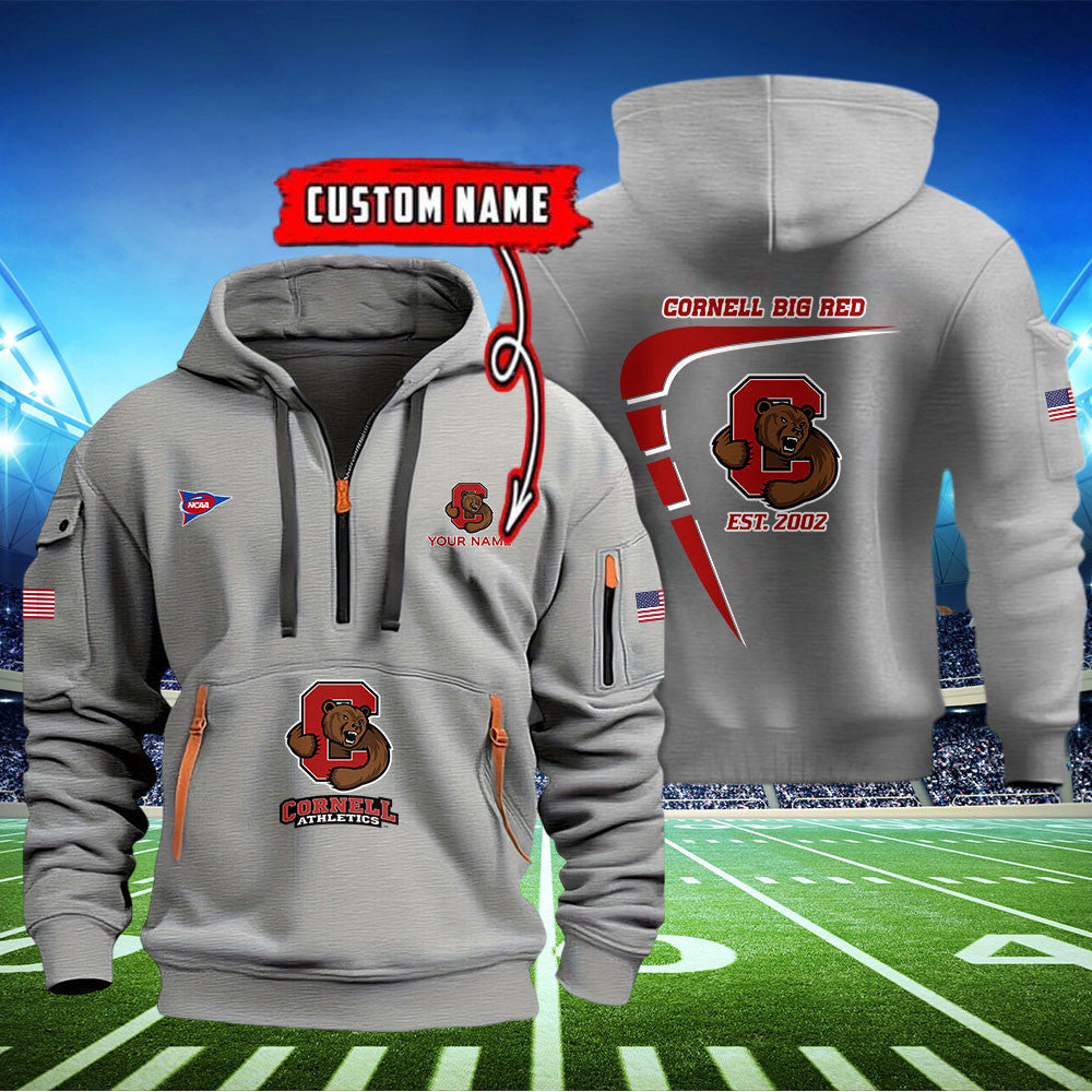 Cornell Big Red Quarter Zip Hoodie