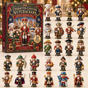 Costume Nutcracker advent calendar 2026 - 24-Day Countdown, Acrylic Charms