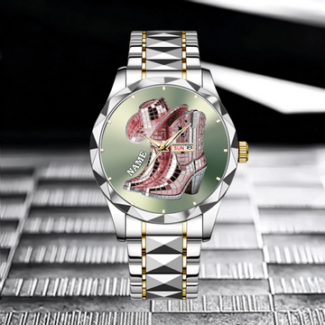 Cowgirl Boots And Hat Customized Watch - Personalized Name - Gift For Cowgirls, Cool Girls