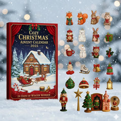 Cozy Christmas Advent Calendar 2026 24 Days Of Winter Wonder Mini Holiday Ornaments Figurines Set Festive Gift For Christmas Lovers