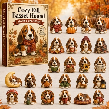 Cozy Fall Advent Calendar 2026 - 24-Day Countdown, Acrylic Charms Every Day Bring New Suprises